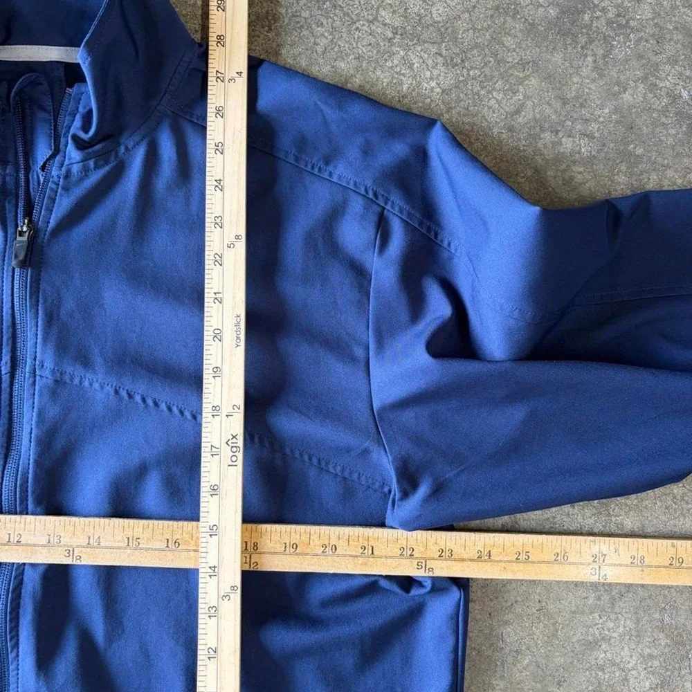 2000s nike navy zip up track jacket
